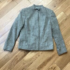 Ann Freedberg Wool zip up jacket size Large- check measurements :)